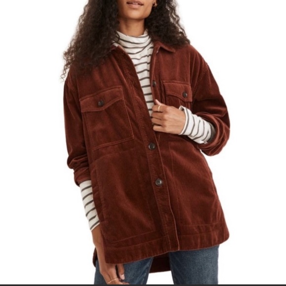 Madewell Jackets & Blazers - Madewell Yorkway Corduroy Shirt-jacket Sz XS